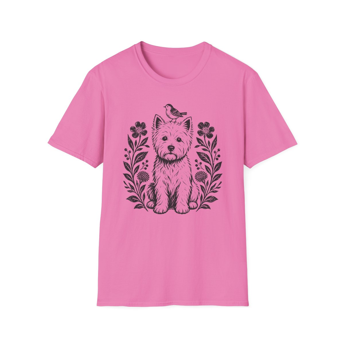 Bird On Head Westie Tee