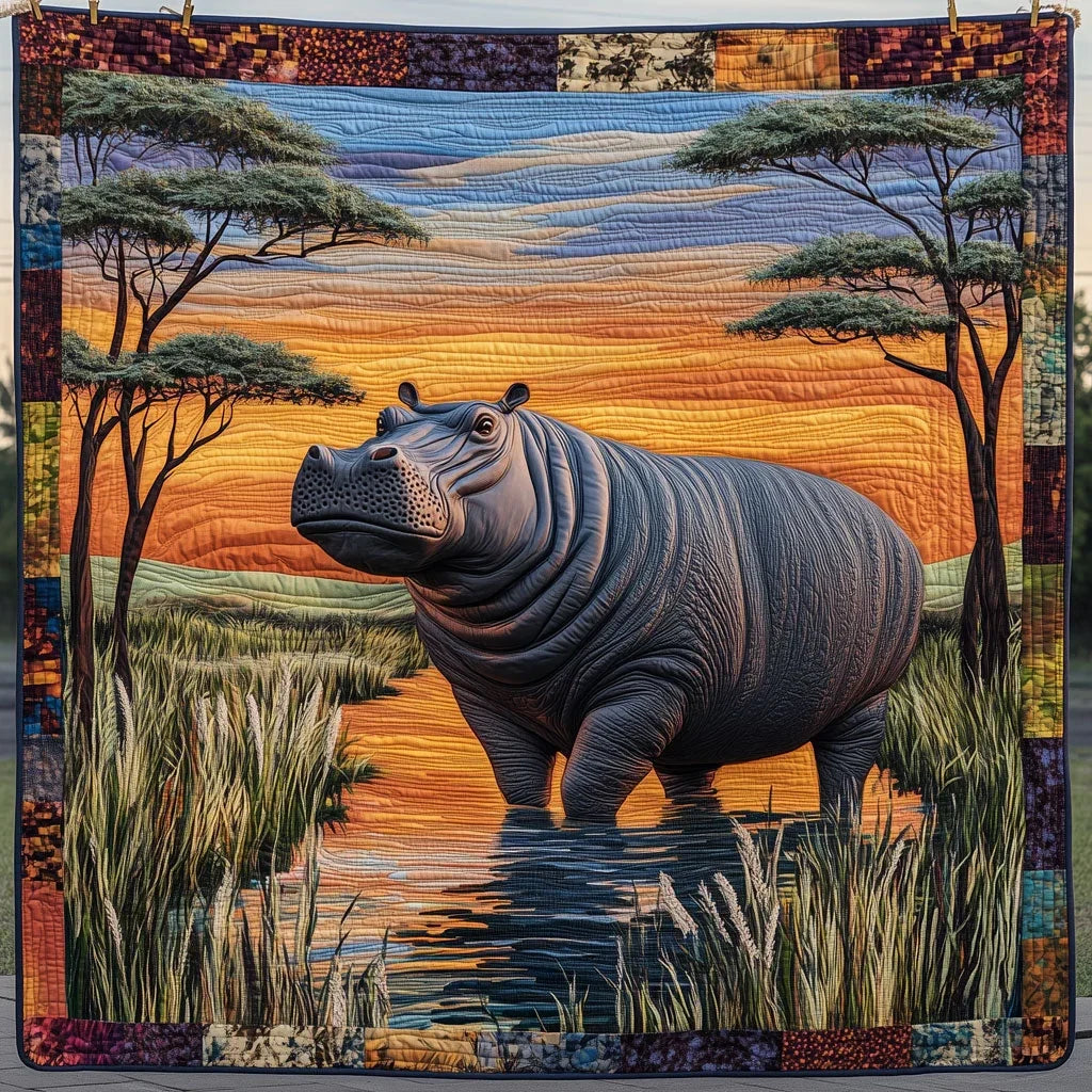 Bison Quilt Blanket