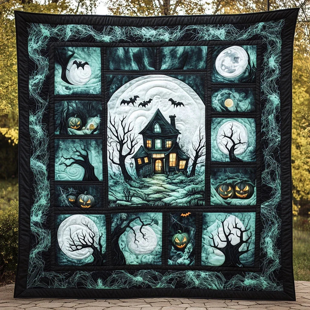 Bloodmoon Hollow Quilt Blanket