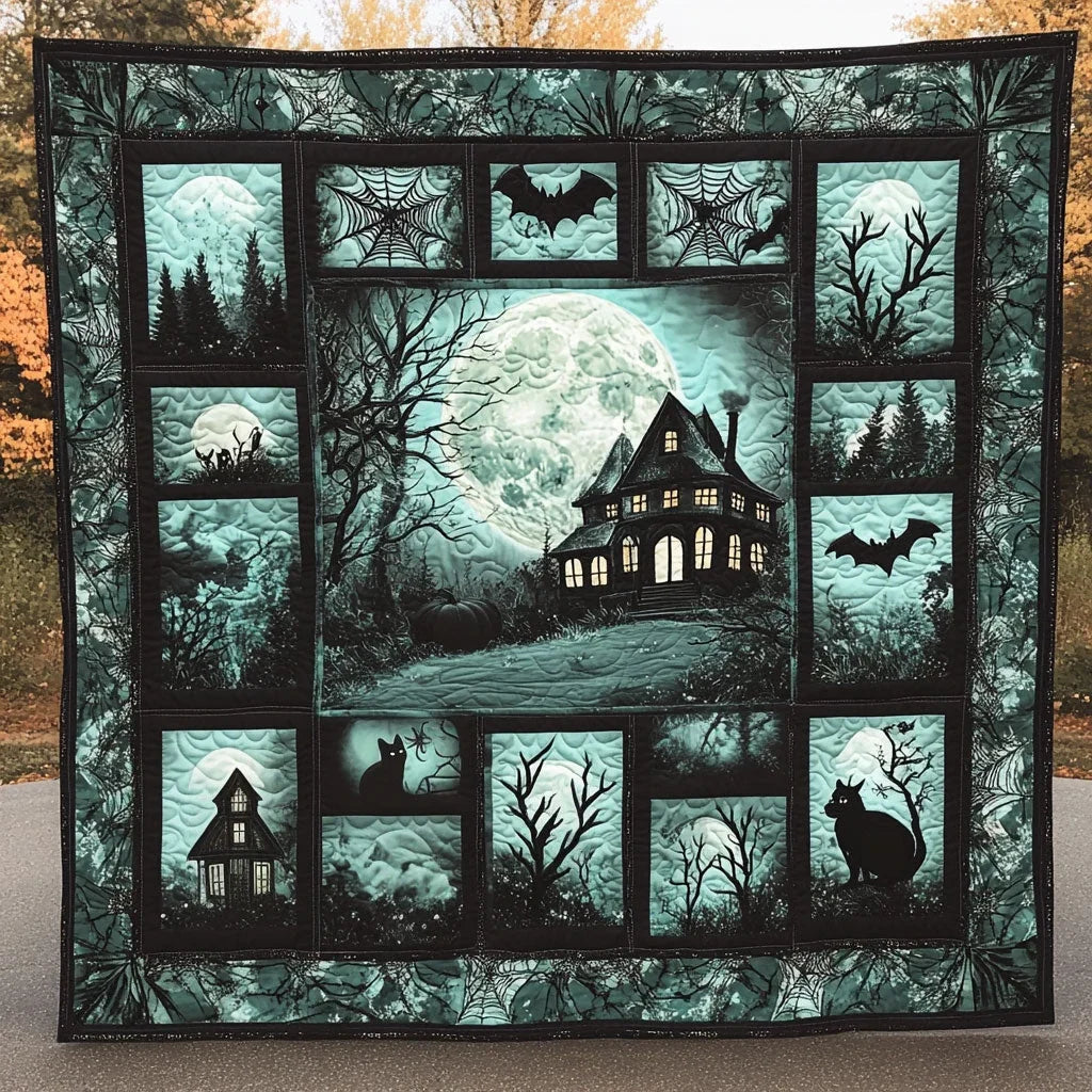 Bloodmoon Hollow Quilt Blanket