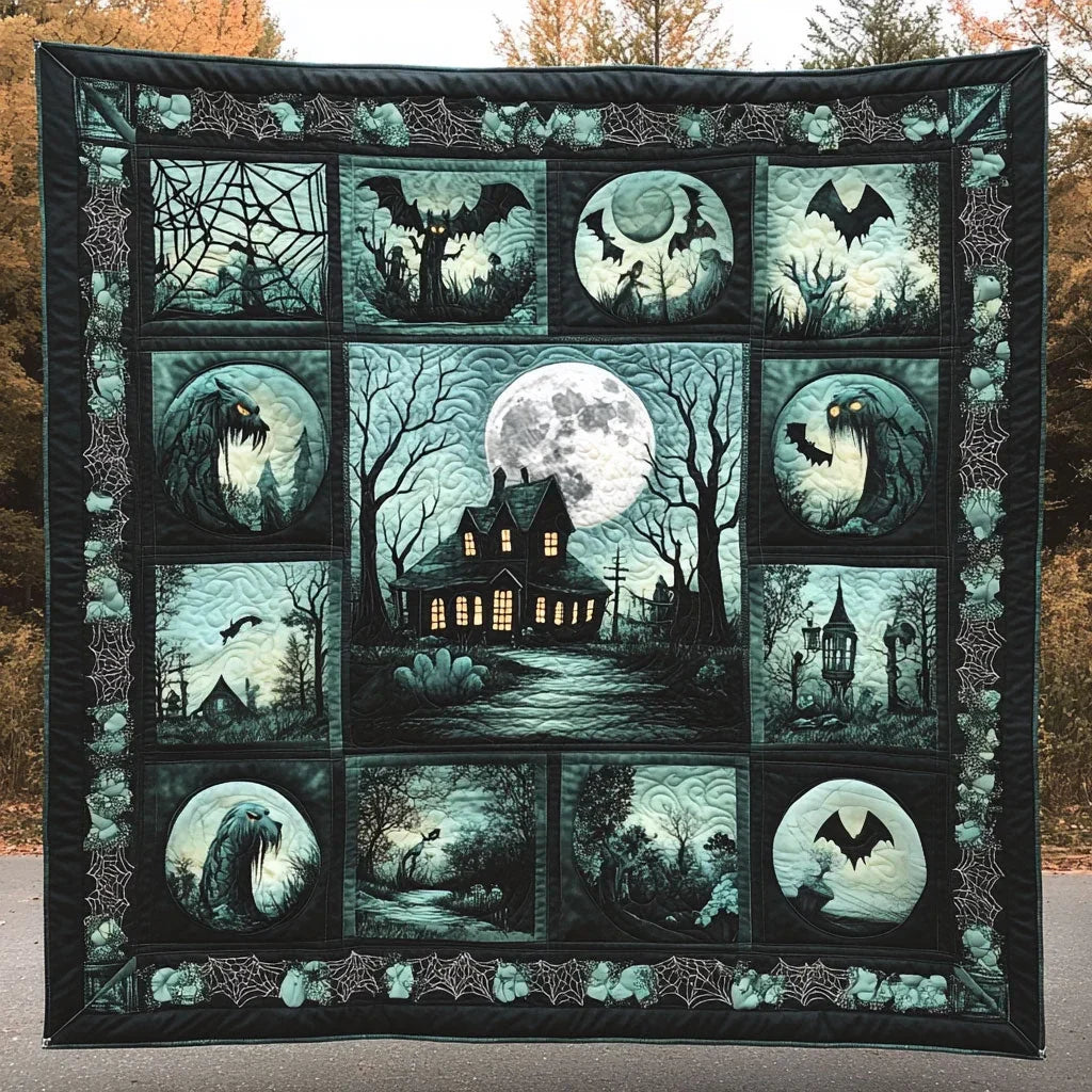 Bloodmoon Hollow Quilt Blanket
