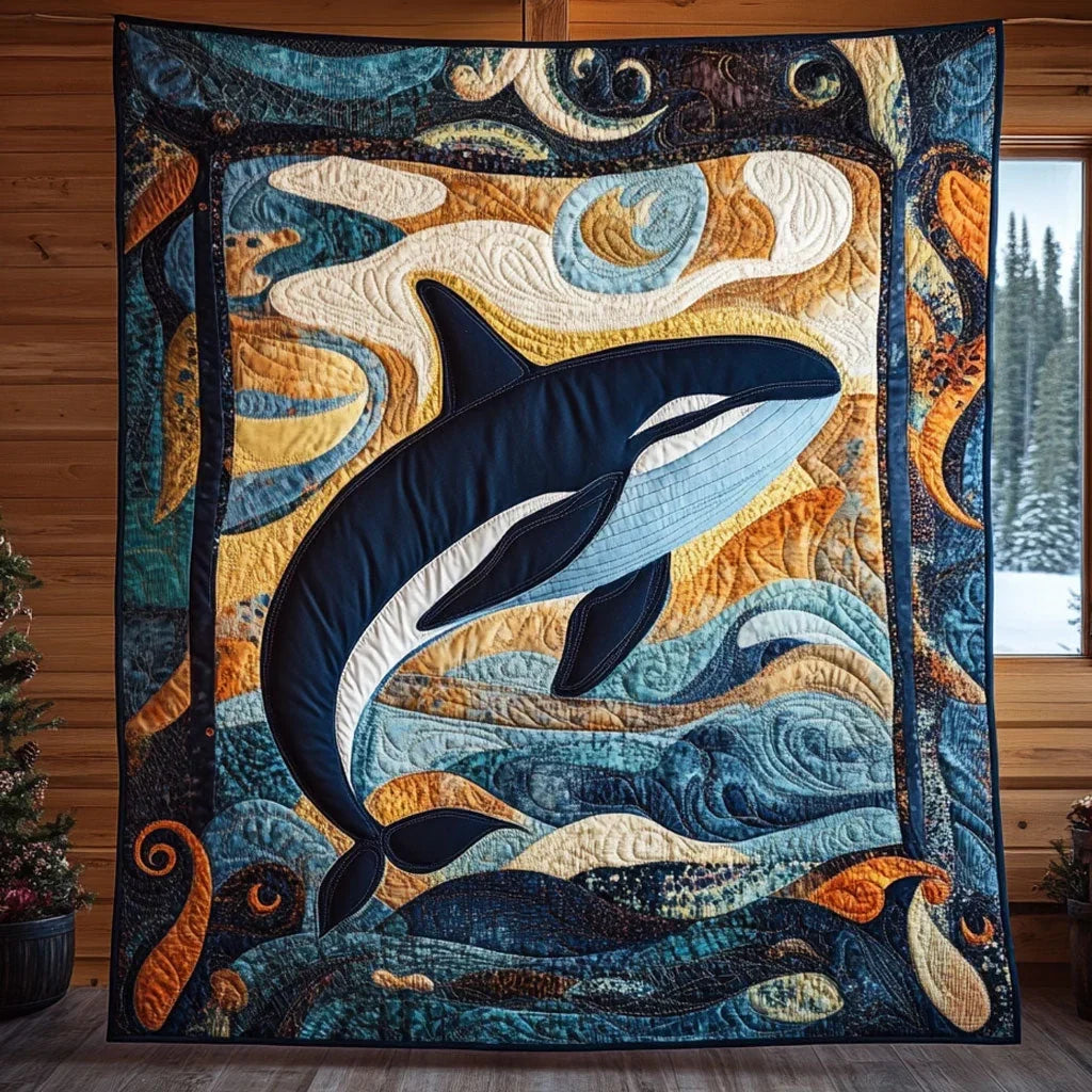 Blue Horizon Quilt Blanket