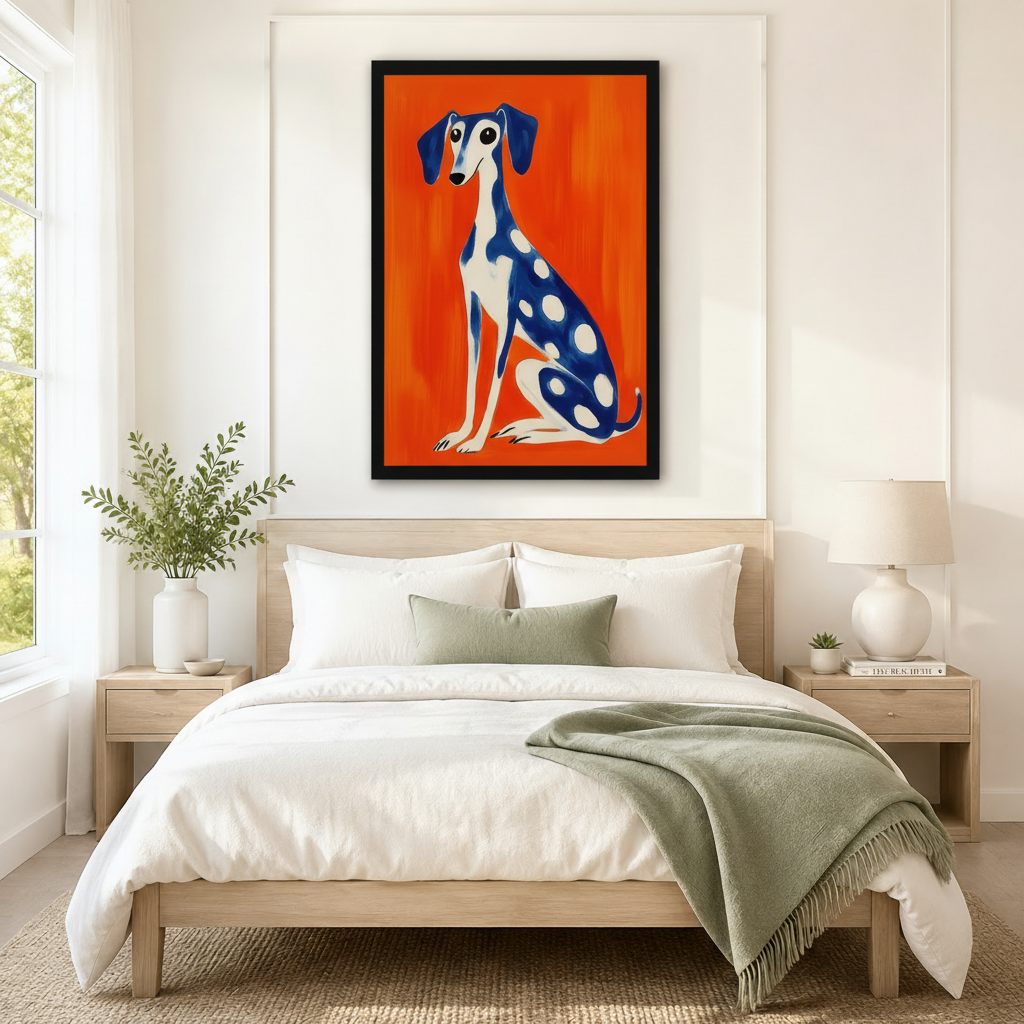 Bold Greyhound Pop Art Canvas Wall Art