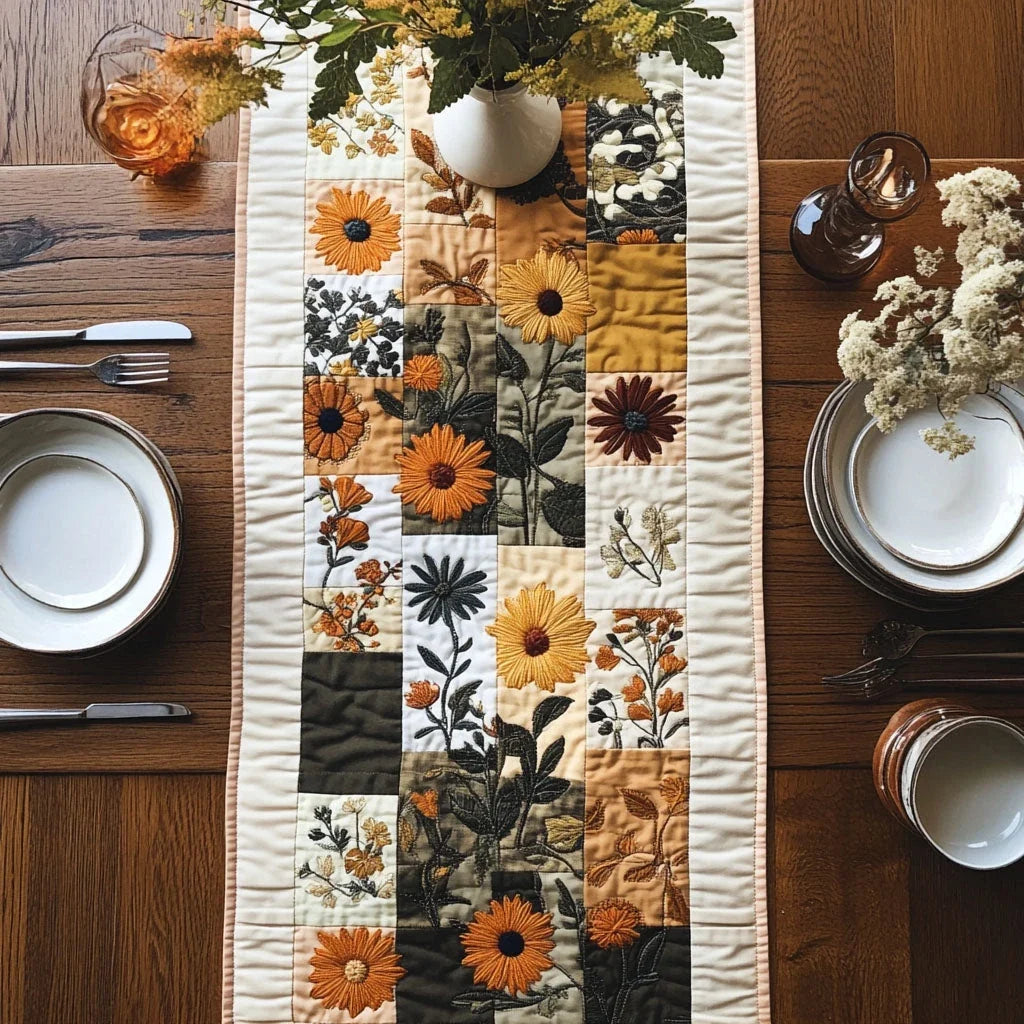 Boho Essence Quilted Table Runner