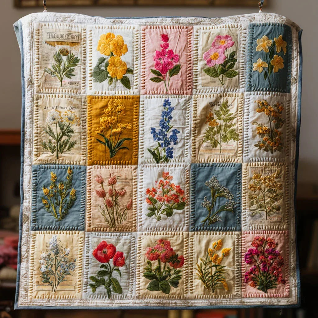 Botanic Keepsake Quilt Blanket