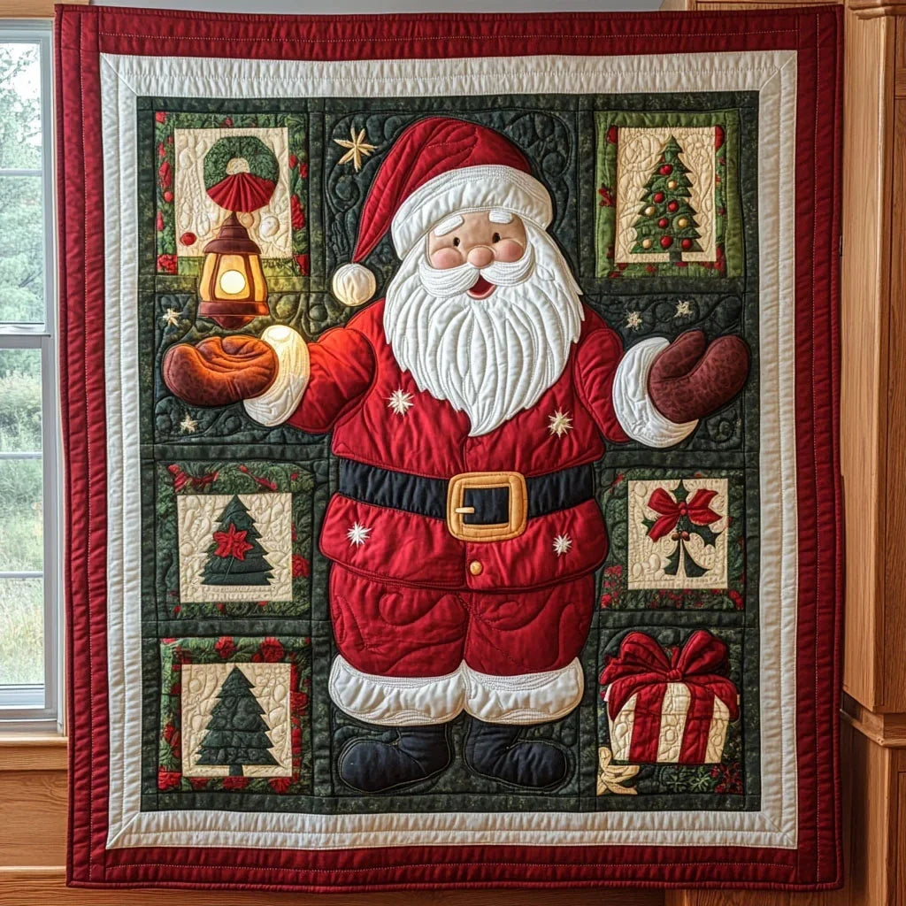 Bright Holiday Quilt Blanket