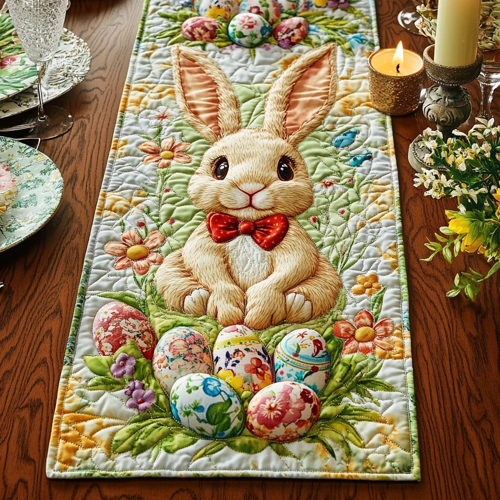 Bunny Bliss Quilted Table Runner