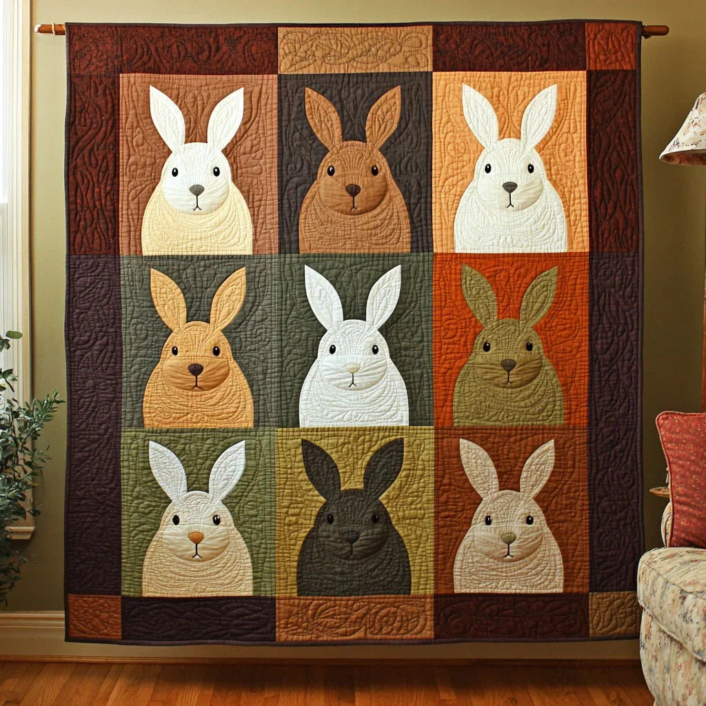 Bunny Box Quilt Blanket