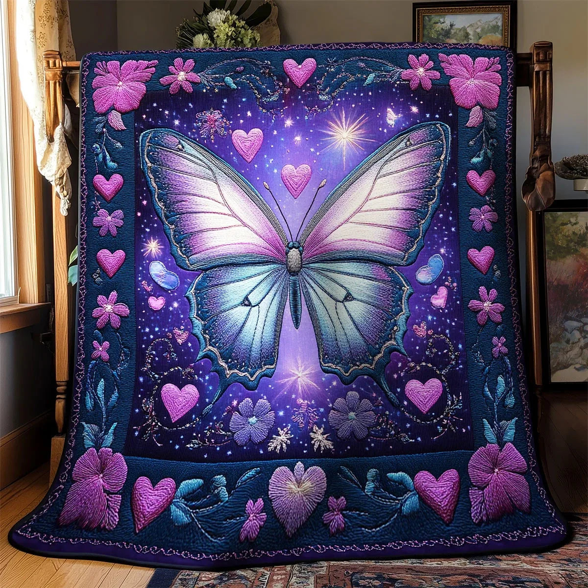 Butterfly Glow Quilt Blanket