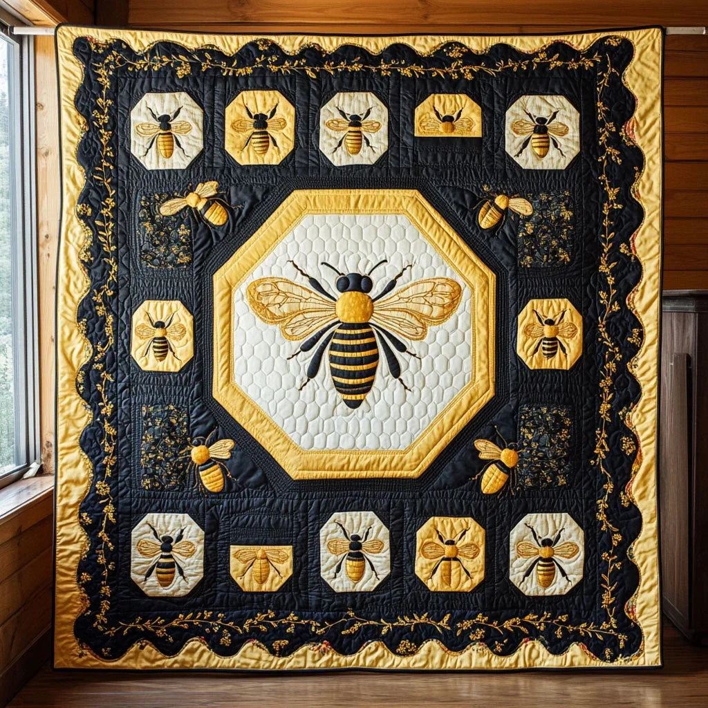 Buzz & Bloom Quilt Blanket