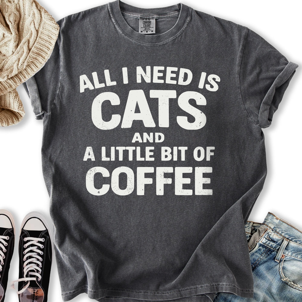 Cats and Coffee Relaxed Tee