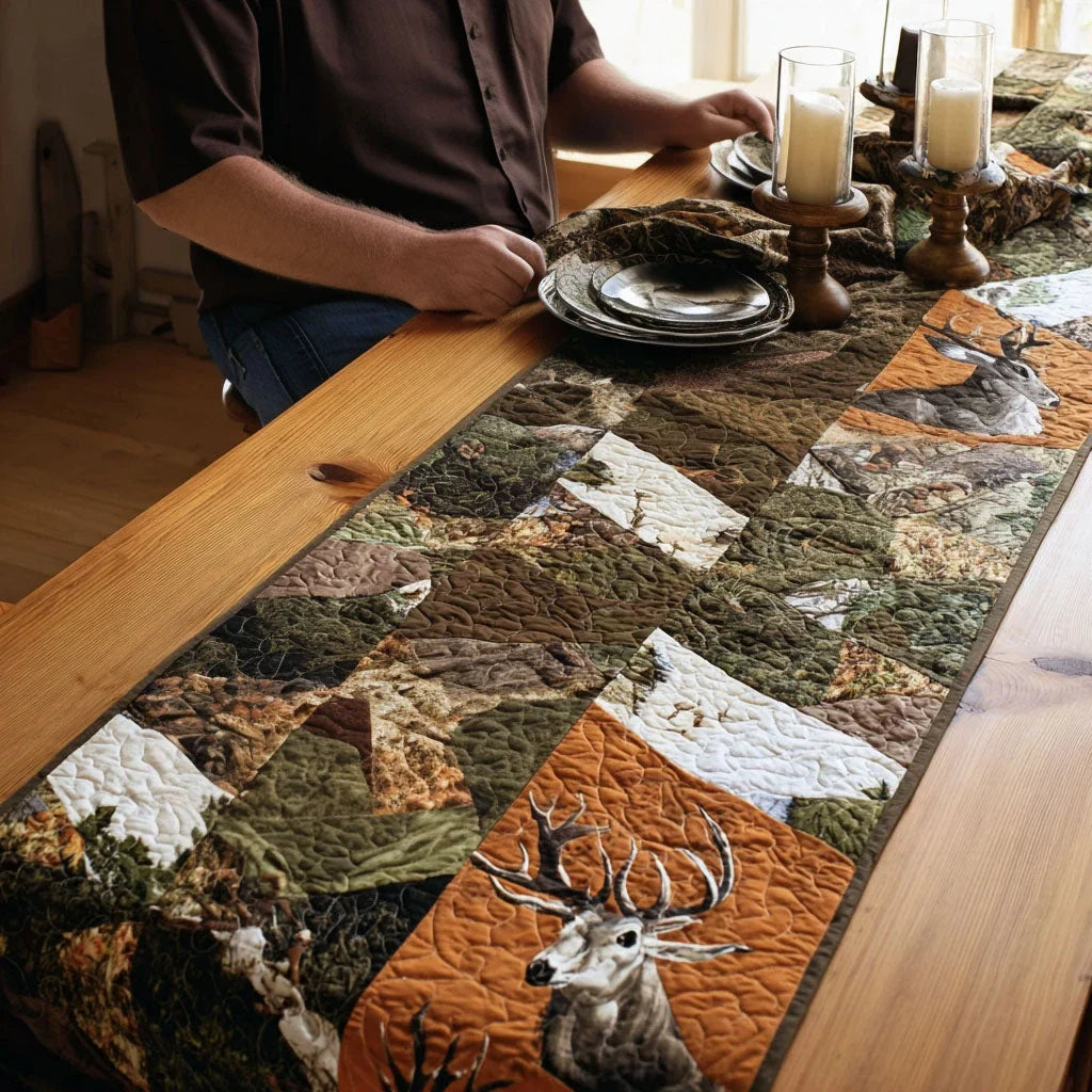 Call of the Wild Quilted Table Runner