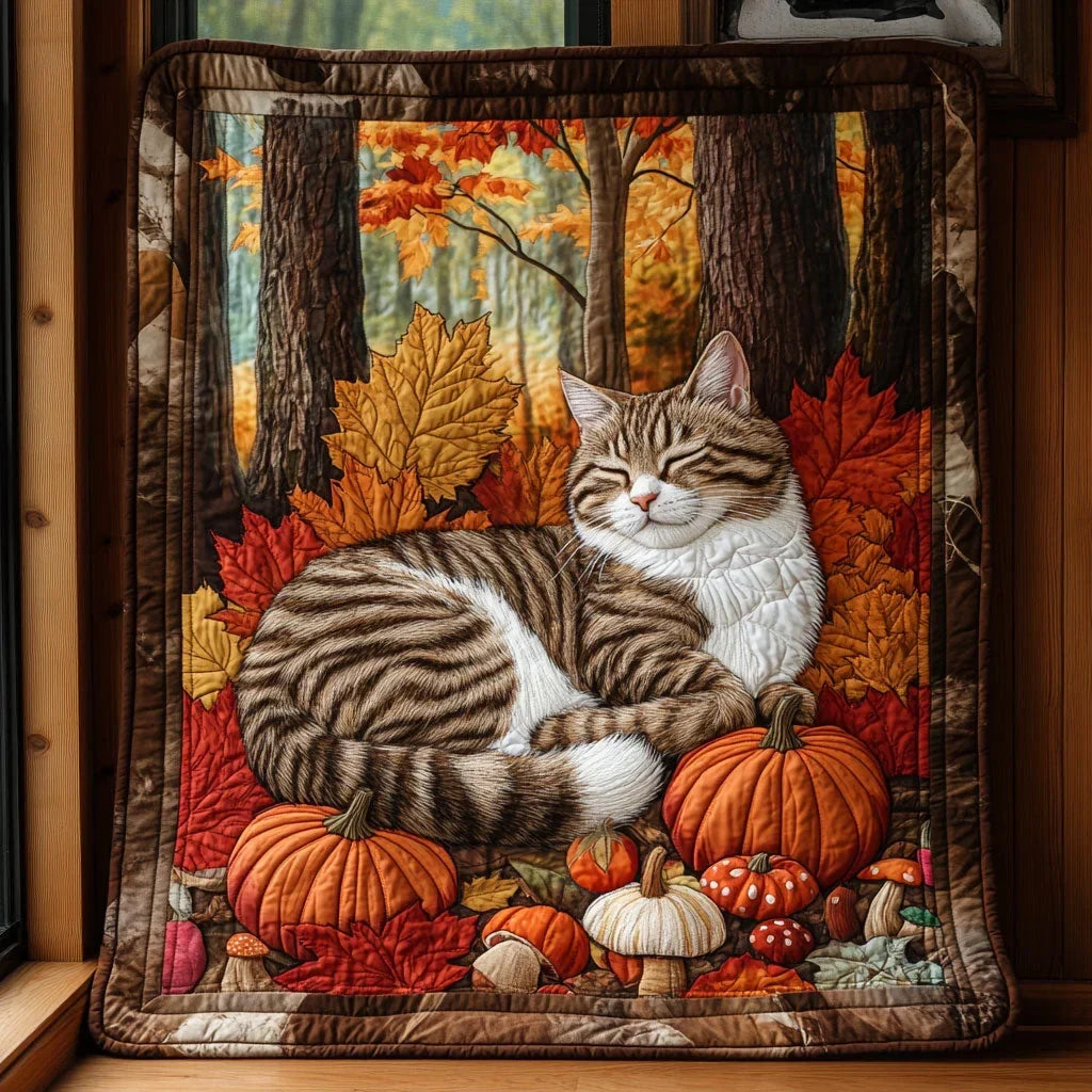 Cat Nap Quilt Blanket