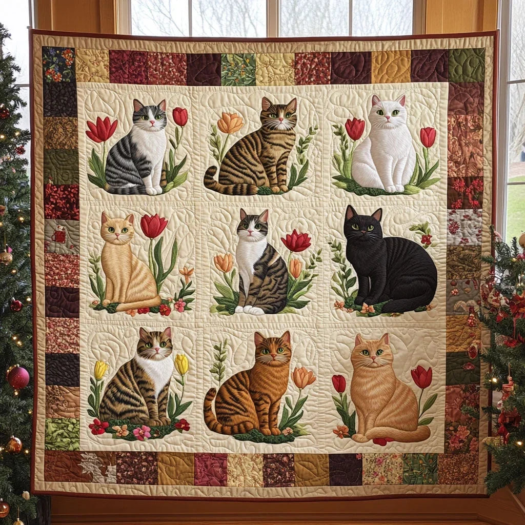 Cat Paradise Quilt Blanket
