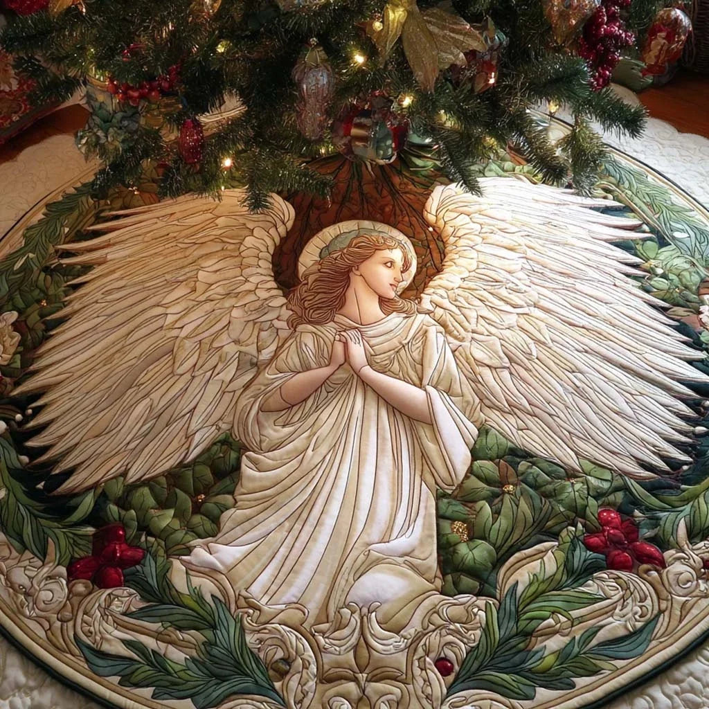 Celestial Blessing Quilted Tree Skirt