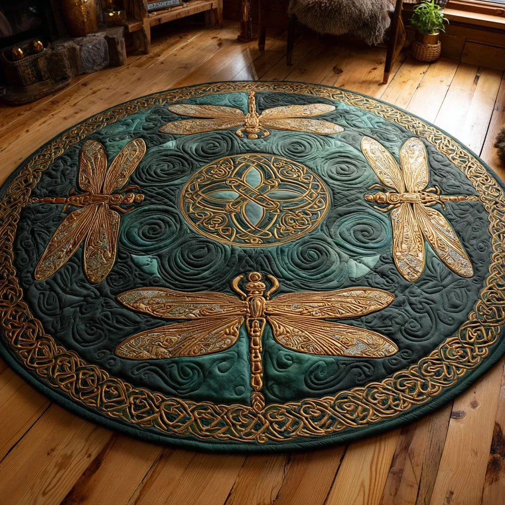 Celtic Flight Quilted Round Mat