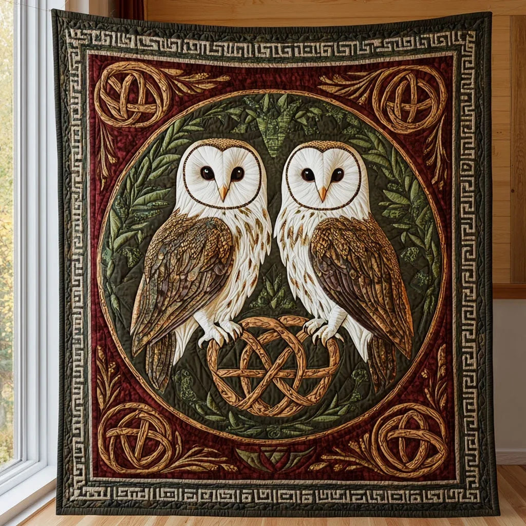 Celtic Wisdom Quilt Blanket