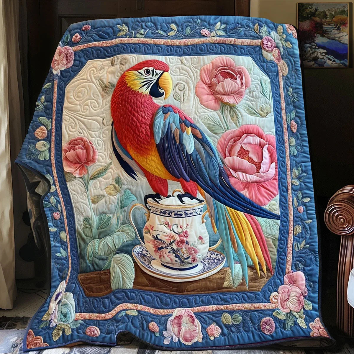 Ceramic Symphony Quilt Blanket