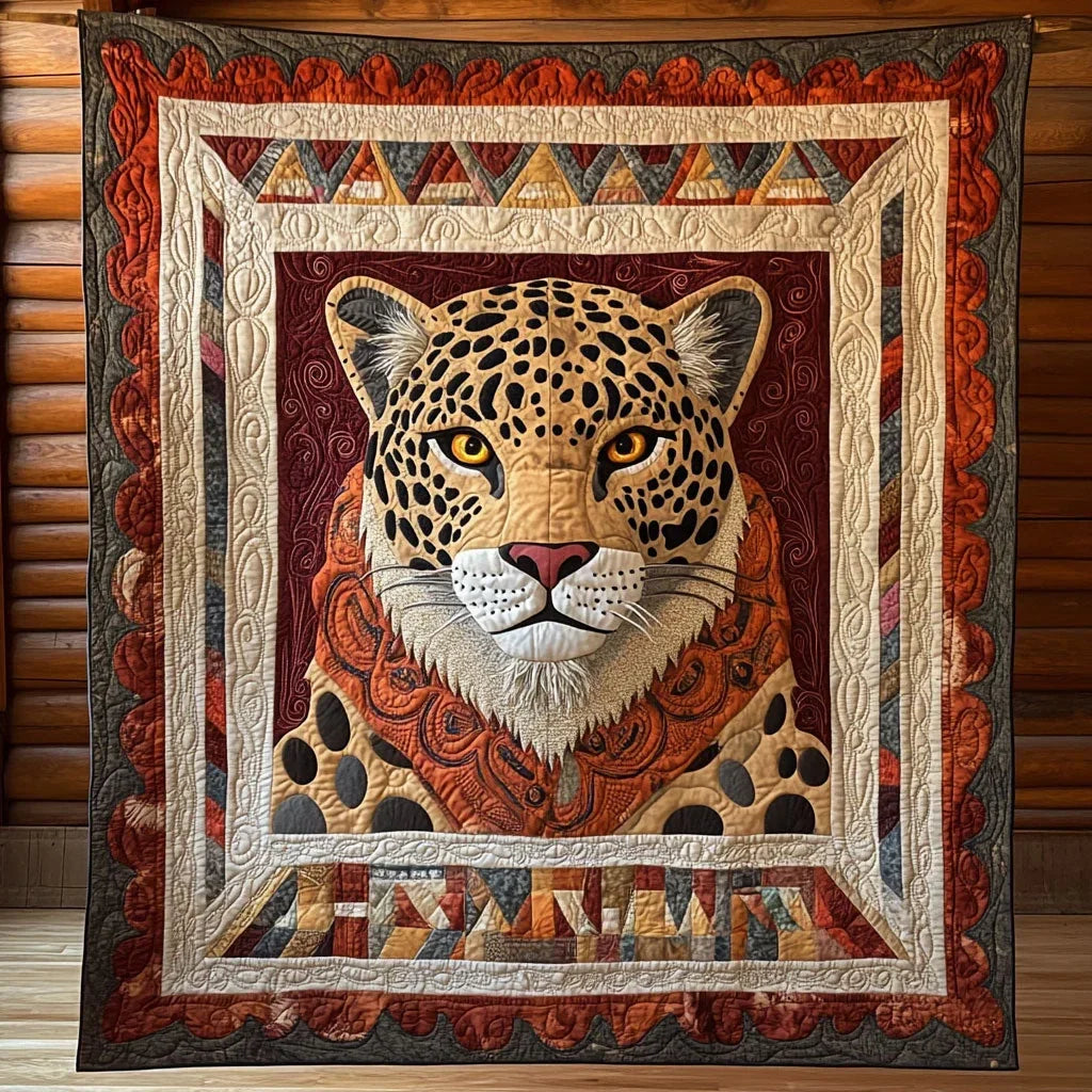 Charming Jaguar Quilt Blanket