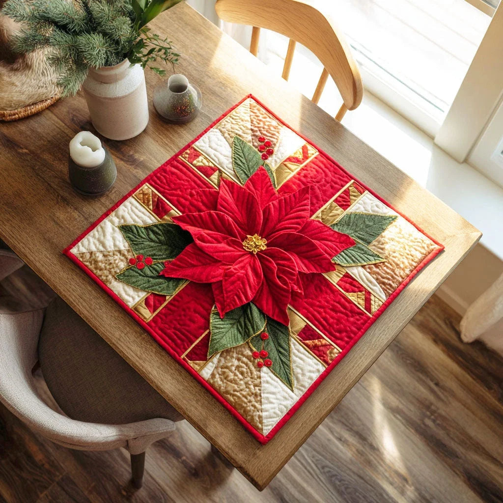 Christmas Wrap Quilted Table Topper