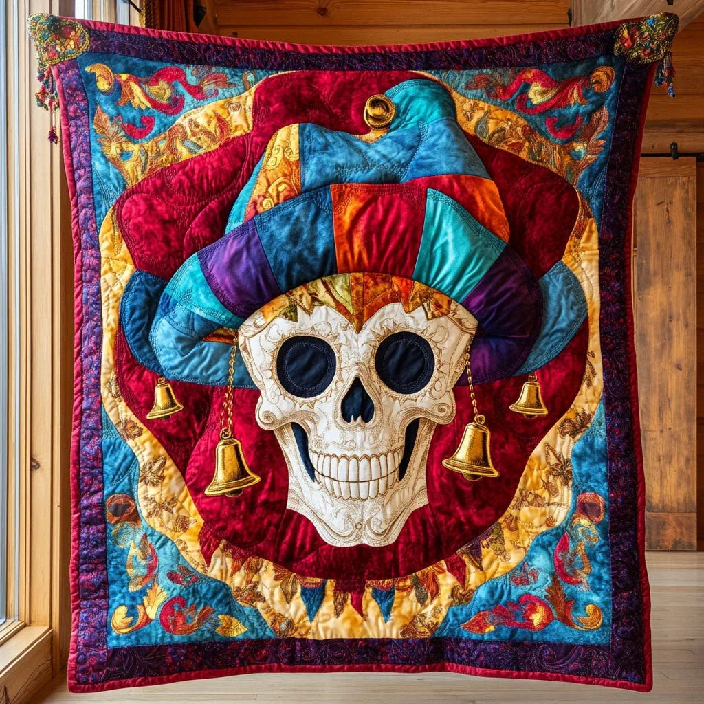 Colorful Clown Quilt Blanket