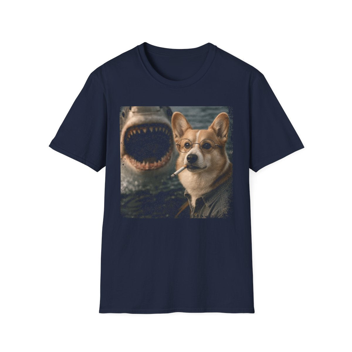 Corgi and Shark Tee