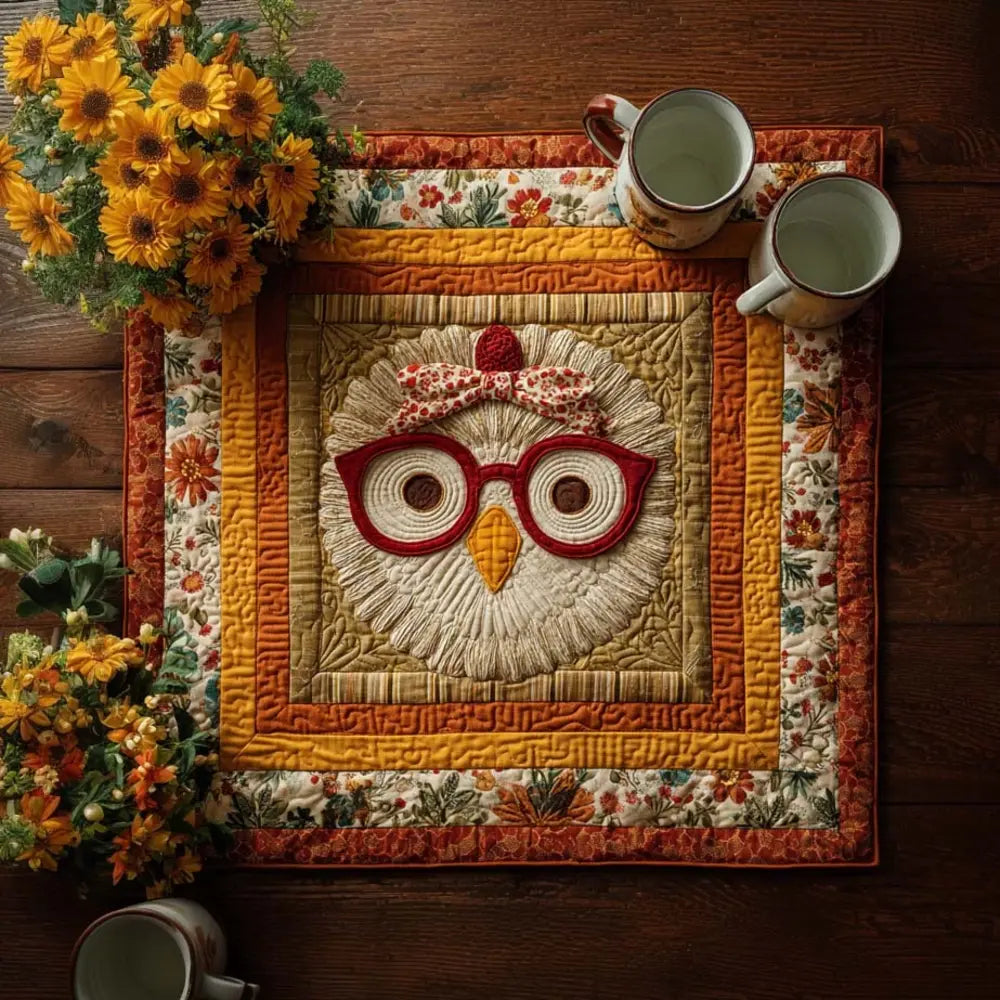 Country Beak Quilted Table Topper