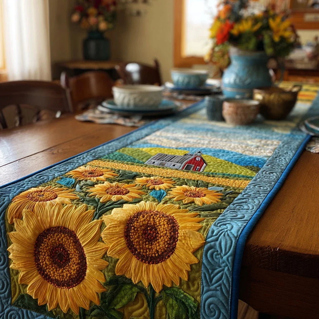 Country Charm Quilted Table Runner