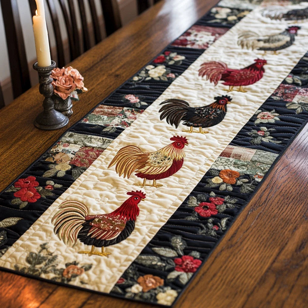 Country Coop Quilted Table Runner