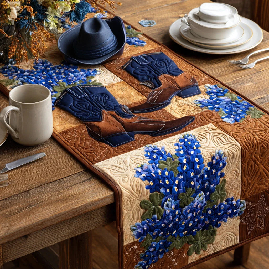 Cowboy Table Quilted Table Runner