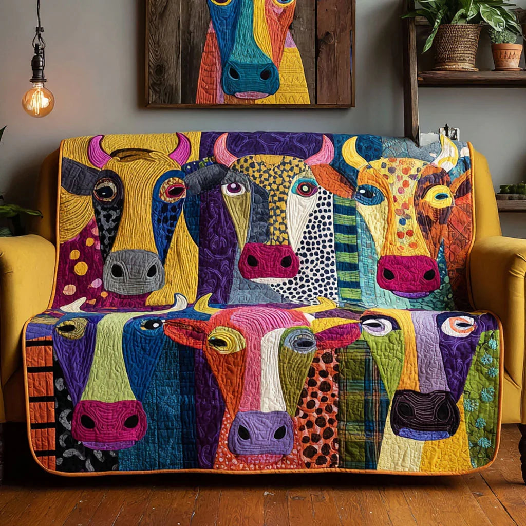 Cozy Barn Quilt Blanket - Quilted Blanket by Wild and Way