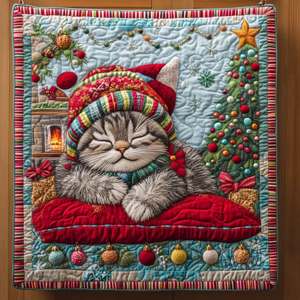 Cozy Cat Quilt Blanket