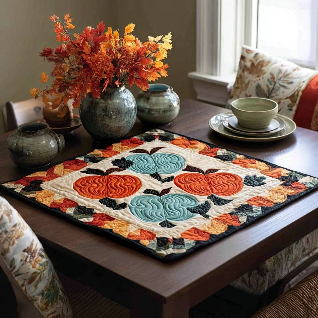 Cozy Patch Mates Quilted Table Topper