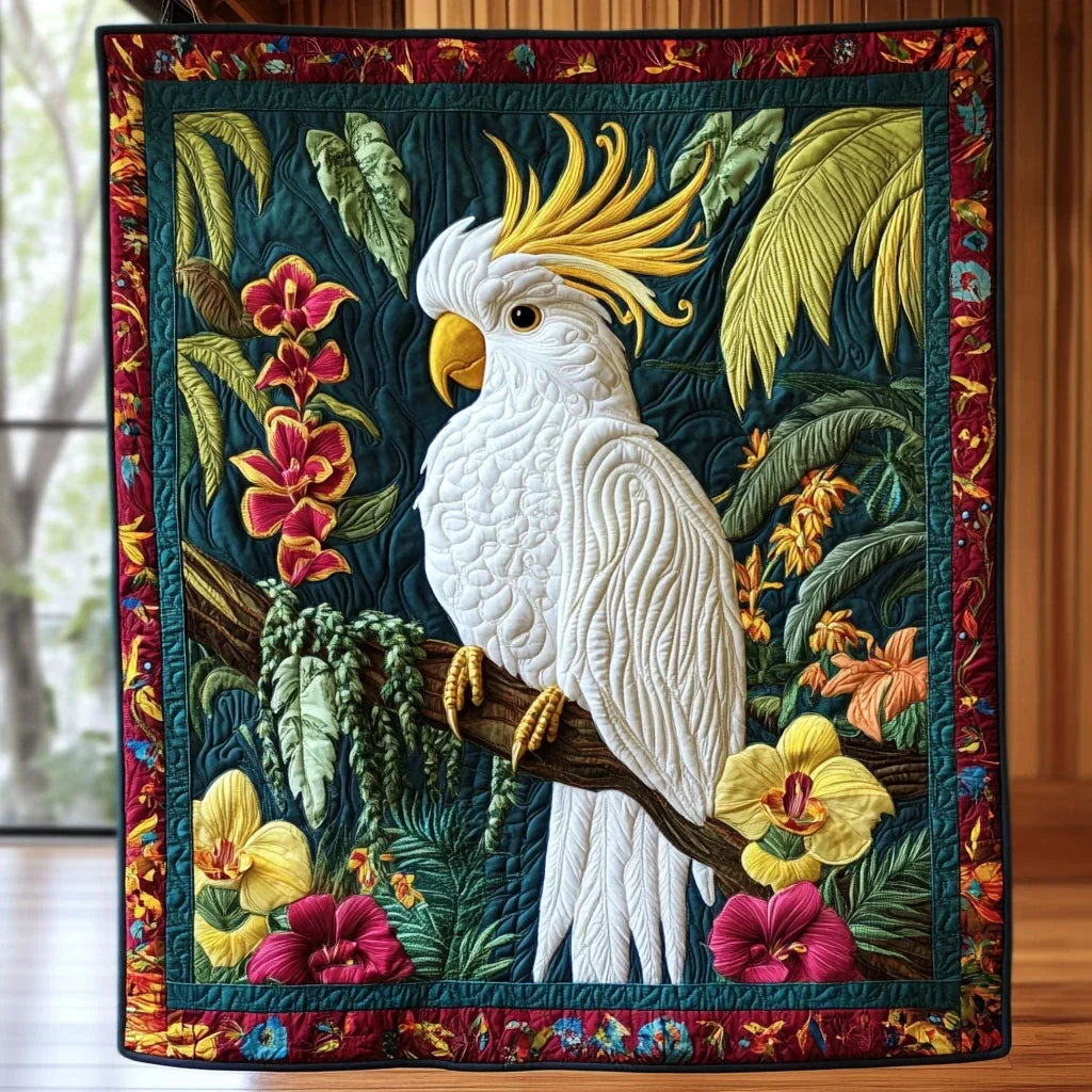 Crested Radiance Quilt Blanket