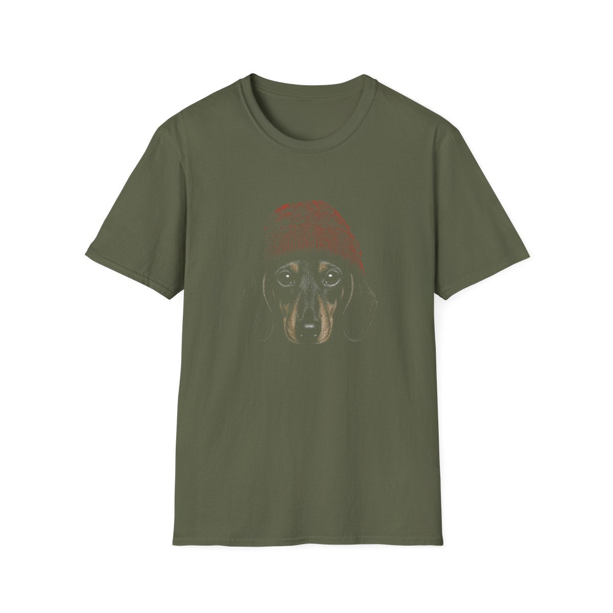 Dachshund In Beanie Tee