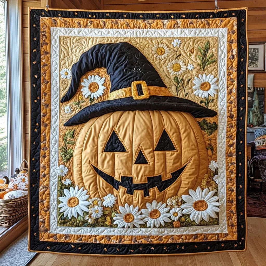 Daisy Grin Quilt Blanket