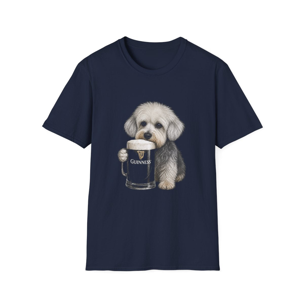 Dandie Dinmont Terrier With A Pint Tee