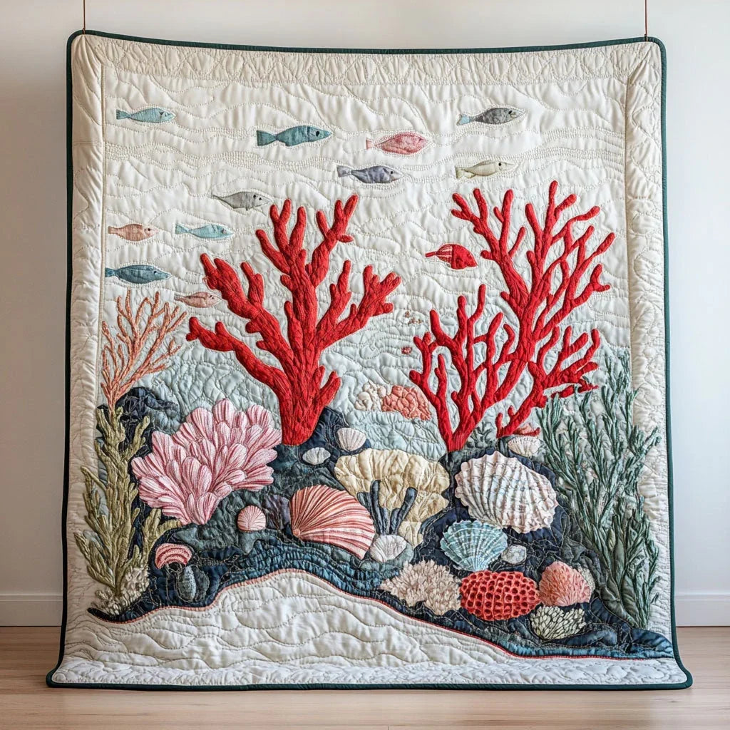 Deep Ocean Quilt Blanket