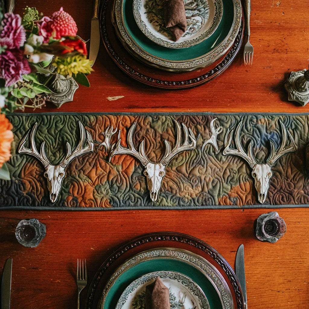 Deer Haven Quilted Table Runner