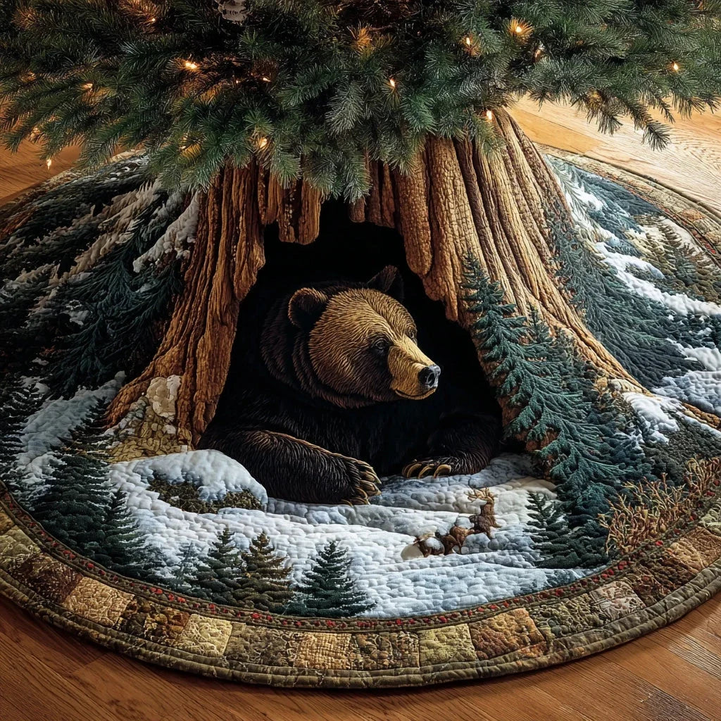 Den Guardian Christmas Quilted Tree Skirt