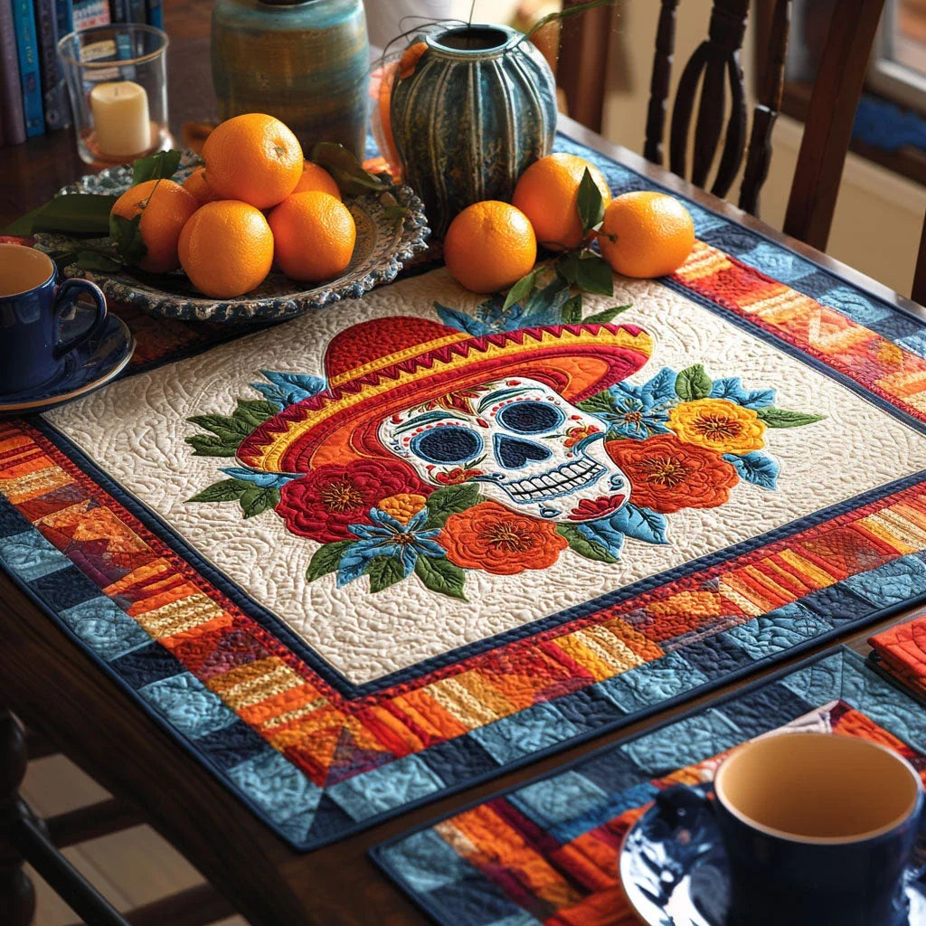 Dia Delight Quilted Table Topper