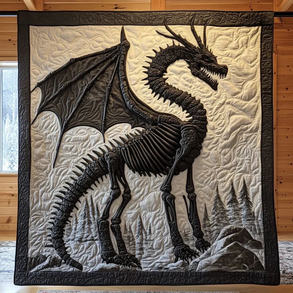 Dragon Bone Quilt Blanket