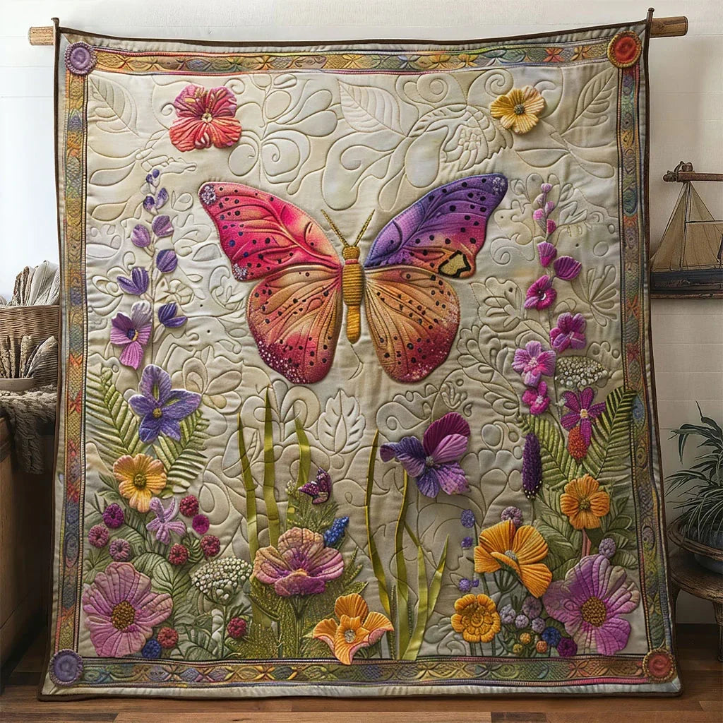 Dreamy Butterfly Quilt Blanket