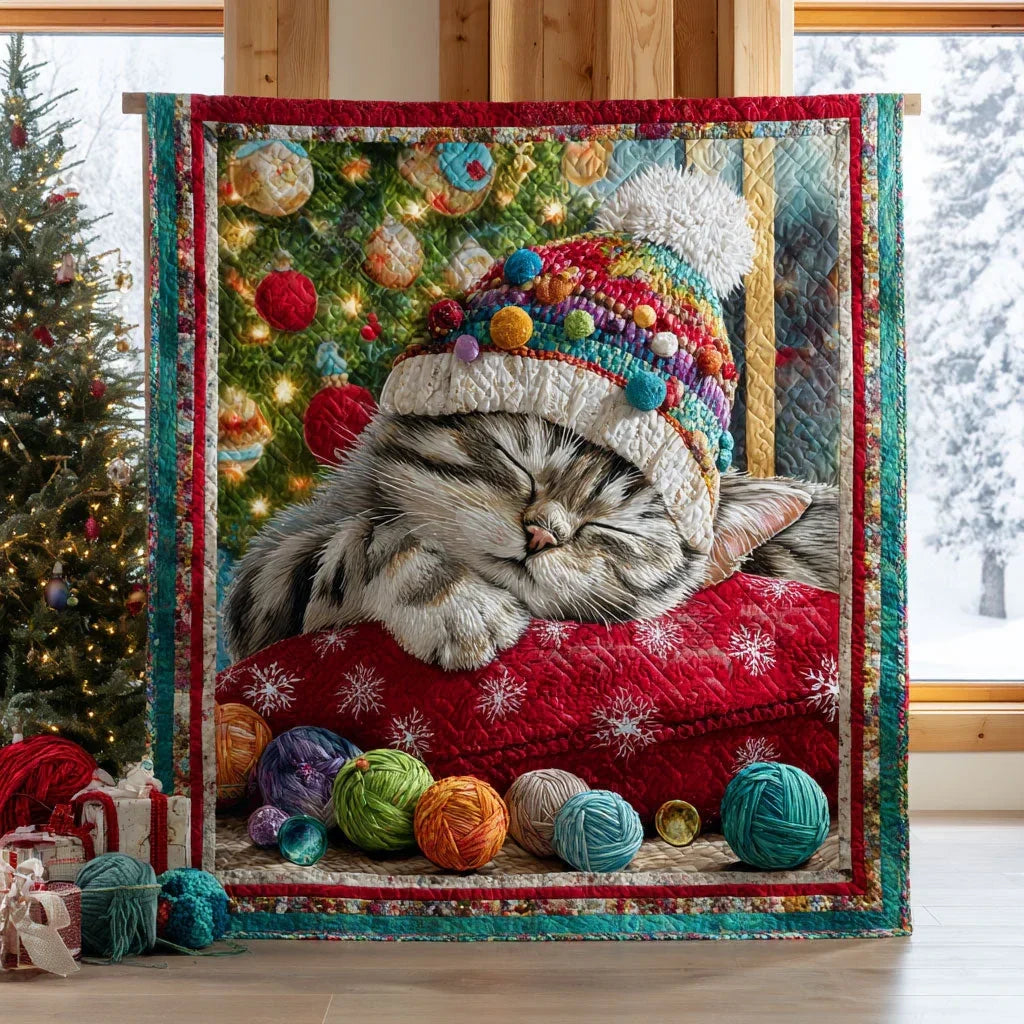 Dreamy Cat Quilt Blanket