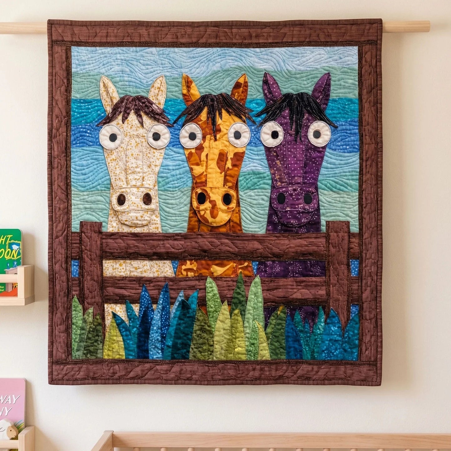 Dreamy Horse Quilt Blanket - Quilted Blanket by Wild and Way