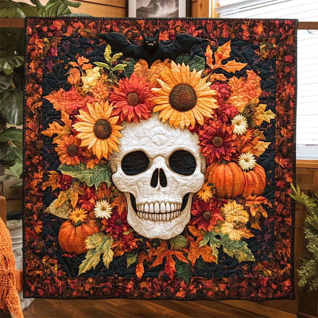 Elegy In Bloom Quilt Blanket
