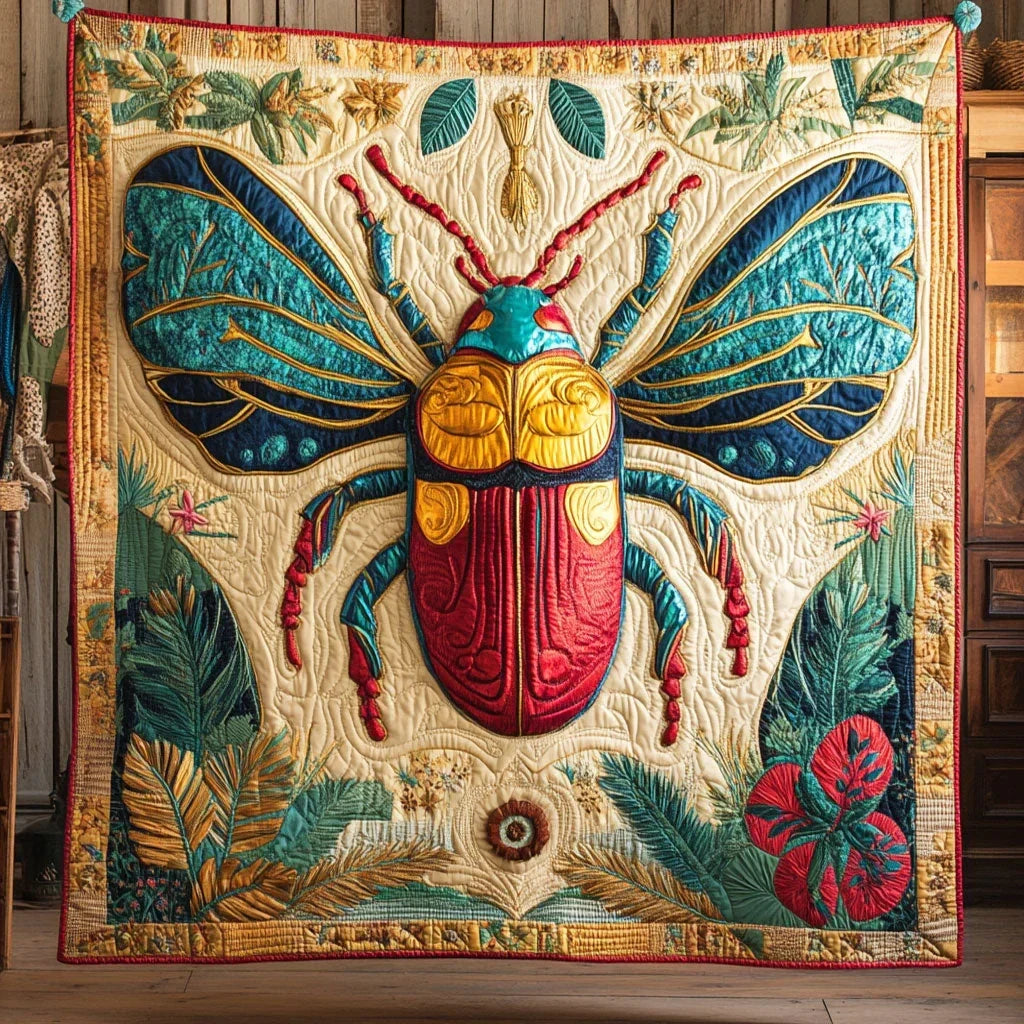 Emerald Burrower Quilt Blanket