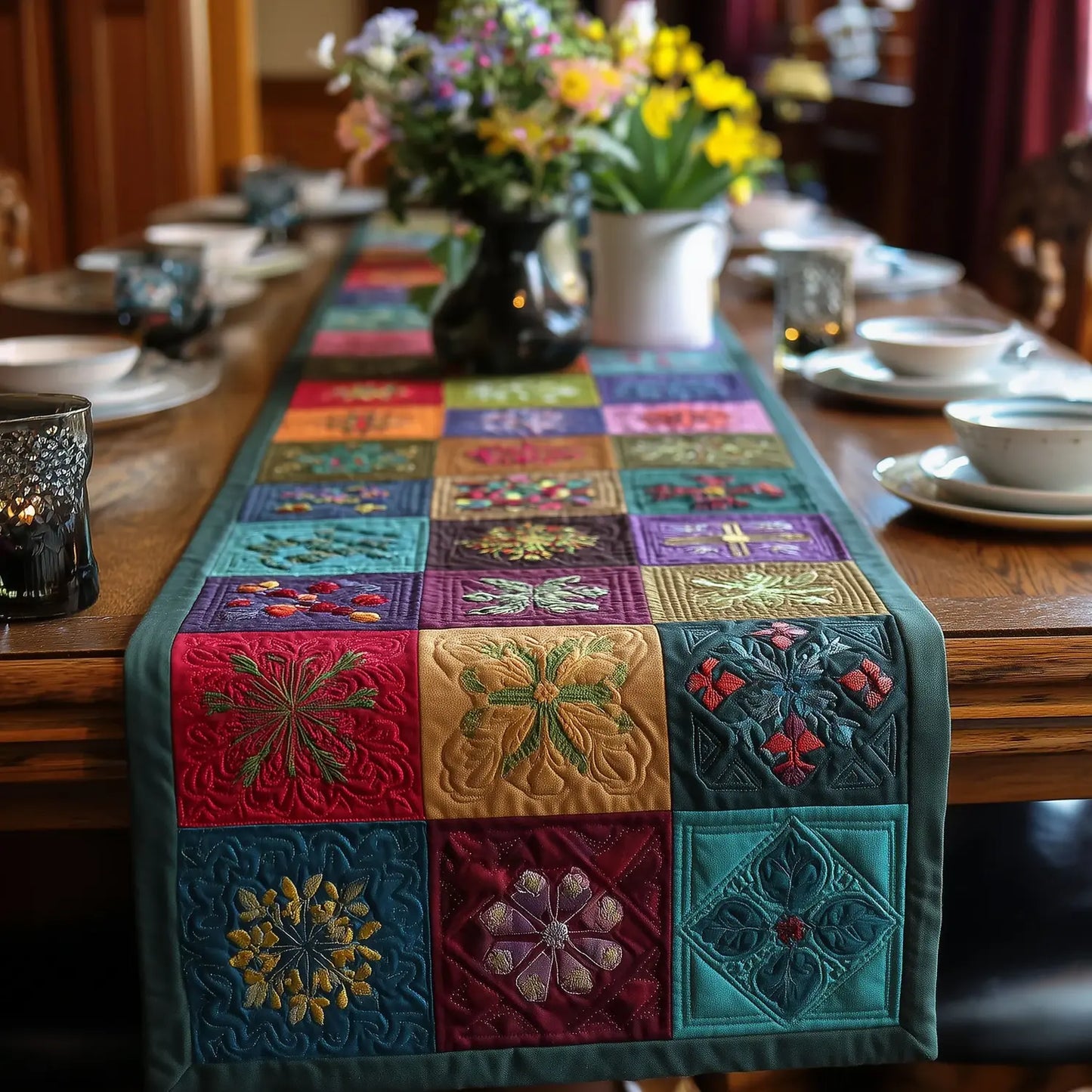 Energy Flow Quilted Table Runner