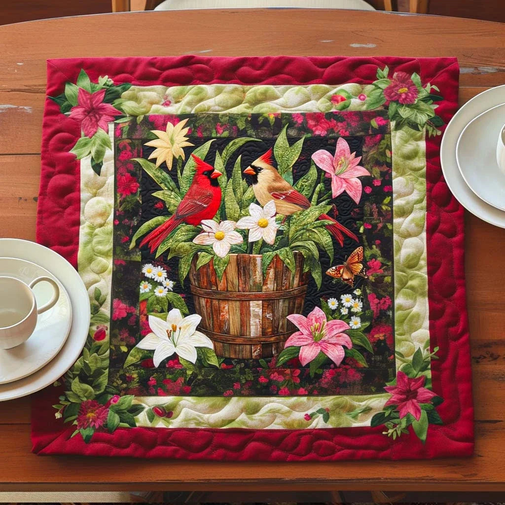 Everlasting Flight Quilted Table Topper