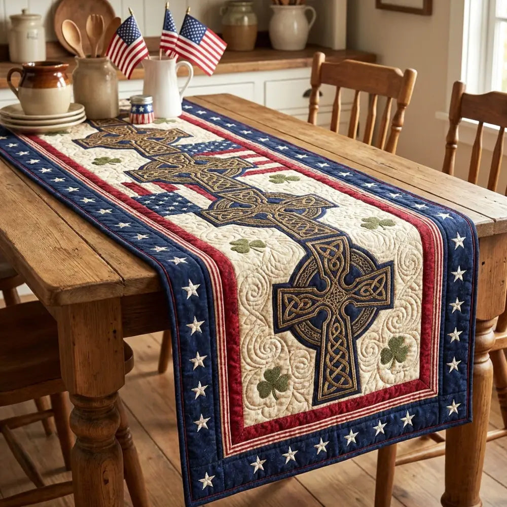 Faith Heritage Quilted Table Runner
